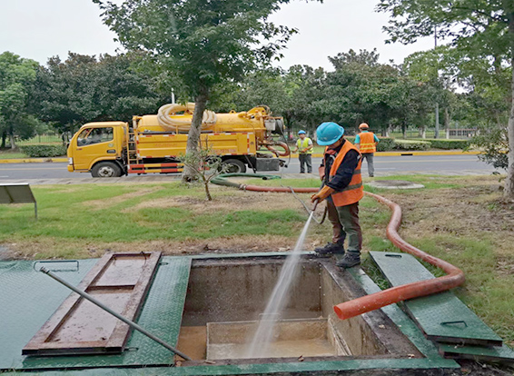 济水街道化油池清理